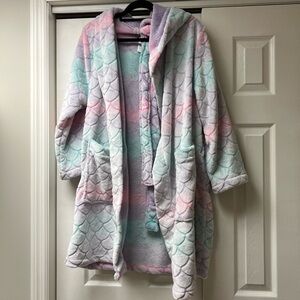 Pottery Barn Teen Multicolor Mermaid Kids Robe